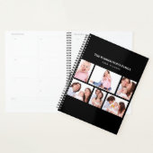 6セクシカスタムョン写真シンプル黒エレガント枠 プランナー手帳 (ディスプレー)