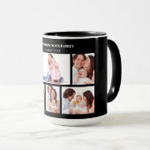 6セクシカスタムョン写真シンプル黒エレガント枠 マグカップ (正面右)