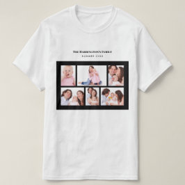 6セクシカスタムョン写真シンプル黒エレガント枠 Tシャツ
