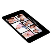 6セクションカスタムフォトブラックフレーム マグネット (右側)