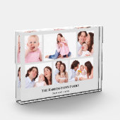 6セクションカスタムフォトミニマリストグレーフレーム フォトブロック (左)