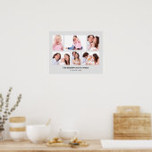 6セクションカスタムフォトミニマリストグレーフレーム ポスター (キッチン)