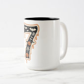 6セブンミーム6 7ハロウィーン衣装カップル ツートーンマグカップ (正面右)