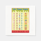 6タイムズテーブル紙ナプキンス スタンダードカクテルナプキン (正面)