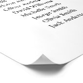 6テーブル席の座席表 ポスター (角)