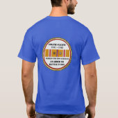 6バトルスターズウィーアジア太平洋退役軍人 Tシャツ (裏面)