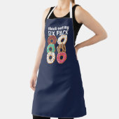 6パックおもしろいパパBodドーナツ（マッスルブルーの代わり） エプロン (インサイチュ)