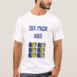 6パックのABS Tシャツ
