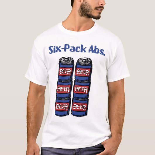 6パックのABS Tシャツ (正面)