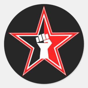 6パックのAnarcho syndicalistの革命家のステッカー ラウンドシール