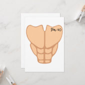 6パック私は第40誕生日のおもしろいな人です カード (正面/裏面インサイチュ)