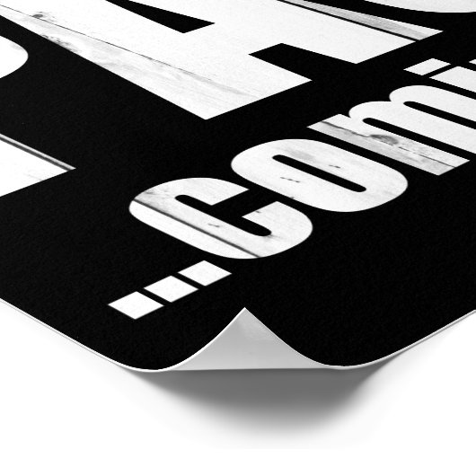 6パック…来間もなく! ポスター (角)