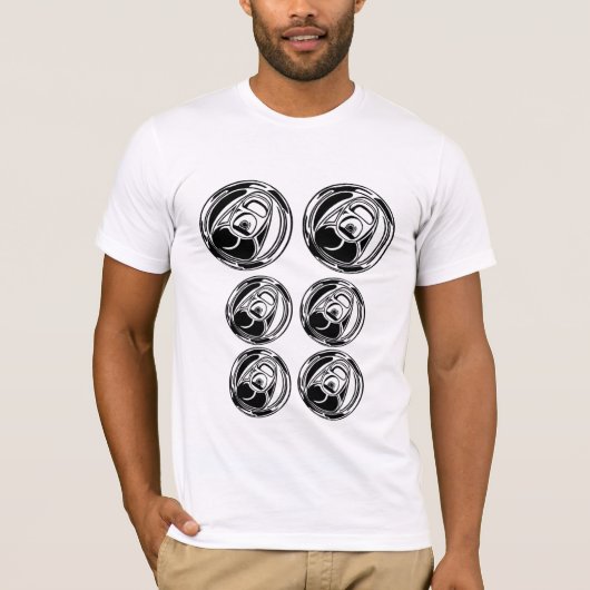 6パック Tシャツ (正面)