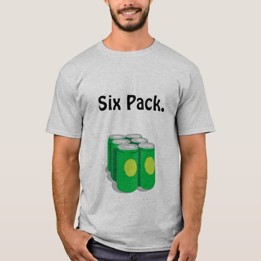 6パック Tシャツ (正面)