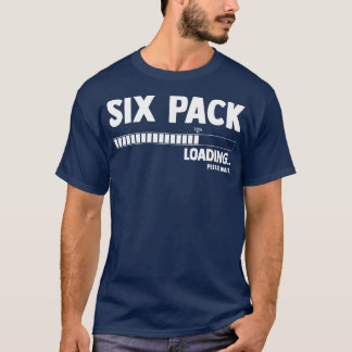 6パックAbs読み込み待ちジムエクササイズ Tシャツ