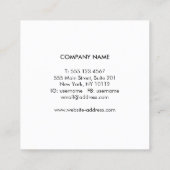 6パンチピンク美しいサロンお客様ロイヤリティカード ロイヤリティカード (裏面)