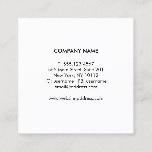 6パンチピンク美しいサロンお客様ロイヤリティカード ロイヤリティカード (裏面)