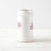 6パーソナライズされたヴィンテージ60歳の誕生日パーティー ビールジョッキ (中央)