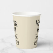 6パーソナライズされたヴィンテージ60歳の誕生日パーティー 紙コップ (右)