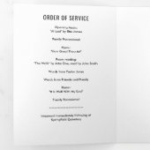 6パーソナライズされた写真サービスのメモリアルオーダー 三つ折りプログラム (内部最初)