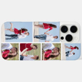6パーソナライズされた枚のコラージュ Case-Mate iPhoneケース (裏面 (横))