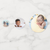 6パーソナライズされた – フォトカスタム誕生日表 コンフェッティ (正面)