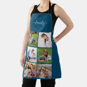 6パーソナライズされた Photo Collageファミリ、カスタム文字 エプロン (インサイチュ)