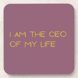 6パープルコースターのセット – My LifeのCEO コースター