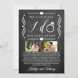 6フィート離れて ウェディング 延期 日程変更 セーブザデート