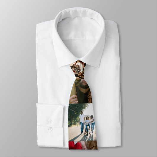 6フォトカスタムコラージュパーソナライズされた ネクタイ (タイ)