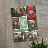 6フォトカラーブロックピースラブジョイグリーン シーズンカード