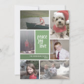 6フォトカラーブロックピースラブジョイグリーン シーズンカード (正面)