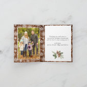 6フォトクリスマスウッド素朴グリーティング シーズンカード (内部)