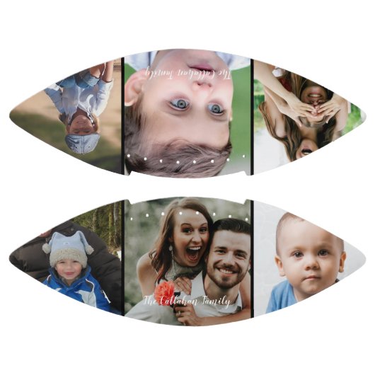 6フォトコパーソナライズされたラージュカスタム アメリカンフットボール (パネル)