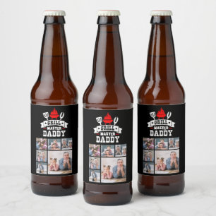 6フォトコラージグリルマスターダディBBQ ビールラベル