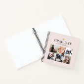6フォトコラージミニマリストピンク卒業 ノートブック (内部)
