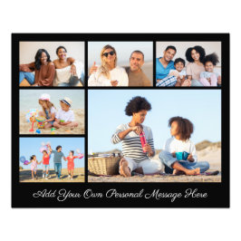 6フォトコラージュあいさつ文の写真の拡大 フォトプリント           