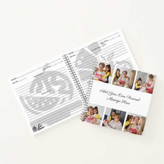 6フォトコラージュあいさつ文の追加カラー編集レシピ ノートブック (内部)