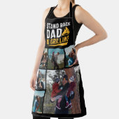 6フォトコラージュおもしろいスタンドバックパパ焼き エプロン (インサイチュ)