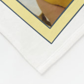 6フォトコラージュかわいいベビーピンクブルーグラニー フリースブランケット (角)