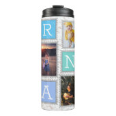 6フォトコラージュかわいいベビーファミリーラブグラニー タンブラー (正面)