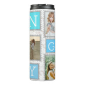 6フォトコラージュかわいいベビーファミリーラブグラニー タンブラー (裏面)