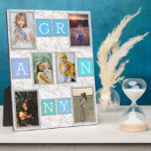 6フォトコラージュかわいいベビーファミリーラブグラニー フォトプラーク (側面)