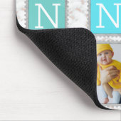 6フォトコラージュかわいいベビーファミリーラブグラニー マウスパッド (コーナー)