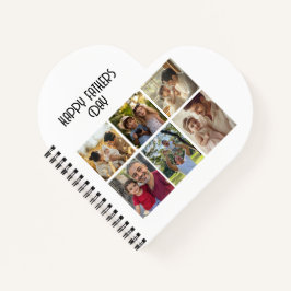 6フォトコラージュとハッピー・ファーザー・デイ ノートブック