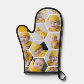 6フォトコラージュのテンプレート パーソナライズされた 鍋つかみ (正面)
