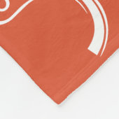 6フォトコラージュの葉のカラフルクリスマスファミリー フリースブランケット (角)