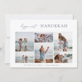 6フォトコラージュエレガントハヌカー シーズンカード (正面)