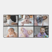 6フォトコラージュカスタムギフト デスクマット (正面)
