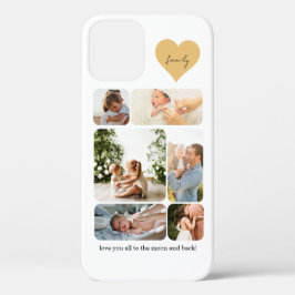 6フォトコラージュシンプルファミリーママパパキッズ iPhone 12ケース